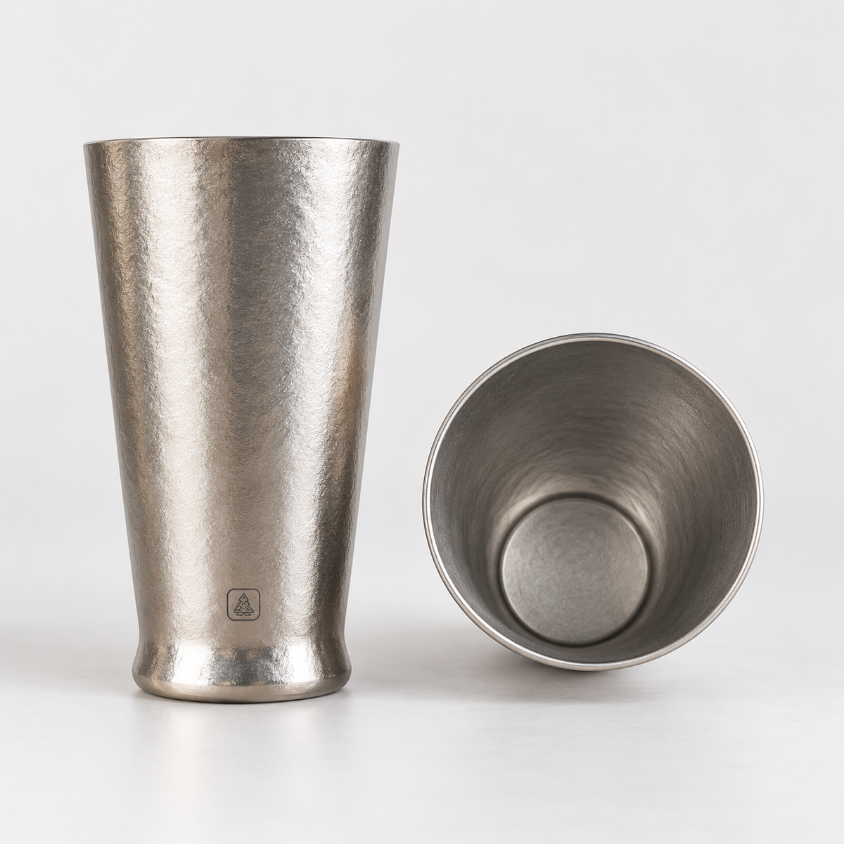 Titanium Chill Cup 340ml – Double-Wall Pure Titanium Drinkware