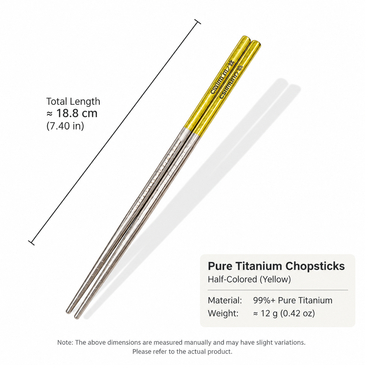 TiCarry — Pure Titanium Portable Cutlery Set