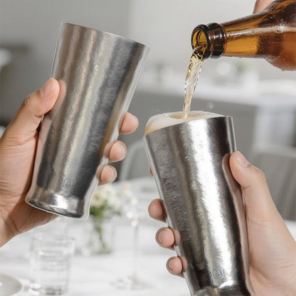 Titanium Chill Cup 340ml – Double-Wall Pure Titanium Drinkware