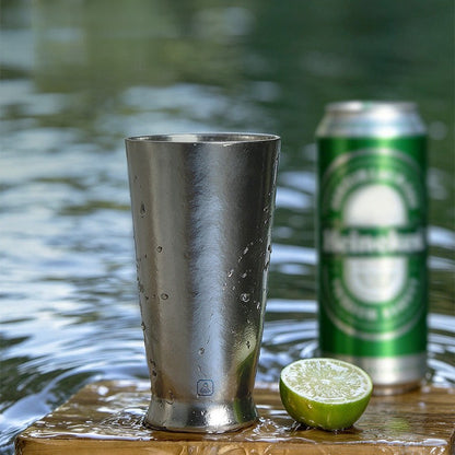 Titanium Chill Cup 340ml – Double-Wall Pure Titanium Drinkware