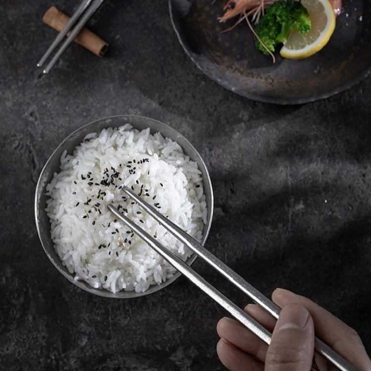 Nookti TiChop — Pure Titanium Chopsticks Set