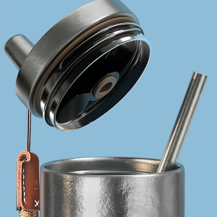 TiFlow 500 — Pure Titanium Vacuum Travel Tumbler