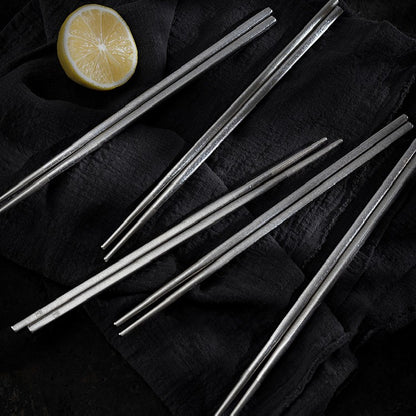 Nookti TiChop — Pure Titanium Chopsticks Set