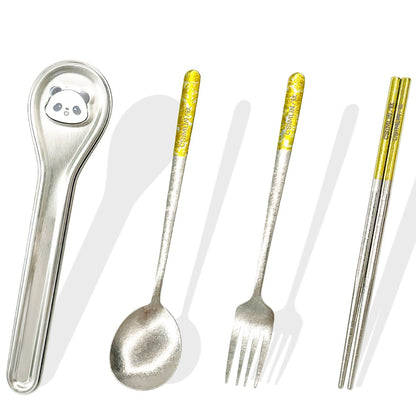 TiCarry — Pure Titanium Portable Cutlery Set