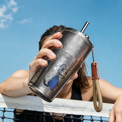 TiFlow 500 — Pure Titanium Vacuum Travel Tumbler