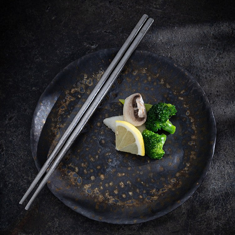 Nookti TiChop — Pure Titanium Chopsticks Set