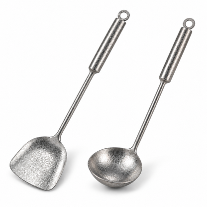 TiCook Duo — Titanium Spatula & Ladle Set